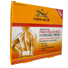 Tiger Balm Pain Relieving Large Patch 4 Patches 8"×4"