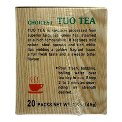 HMT Choicest Tuo Tea Black Tea Ripe Puerh Tea 20 Tea Bags 45g