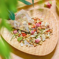 HMT Honeysuckle Lalang Grass Rhizome Snow Pear Tea 300g Jinyinhua Maogen 25Bags