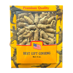 American Ginseng Root Gift Box 4oz 113g
