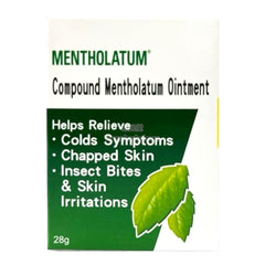 Mentholatum Original Ointment Topical Analgesic Rub Soothing Relief 28g