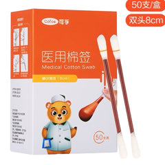Cofoe Medical Cotton Swab for Bleeding Infection 50 Counts