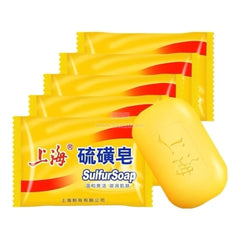 Shanghai Soap Liu Huang Zao Sulfur Soap 85g Face Wash