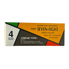 Japan Paon Seven Eight Hair Color #4 Natural Brown 80g Hair Dye