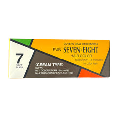 Japan Paon Seven Eight Hair Color #7 Soft Black 80g Hair Dye