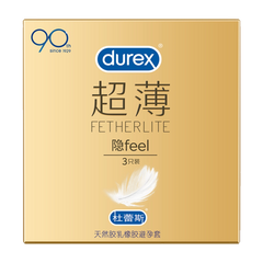 Durex Fetherlite 3-Pack Invisible Feel