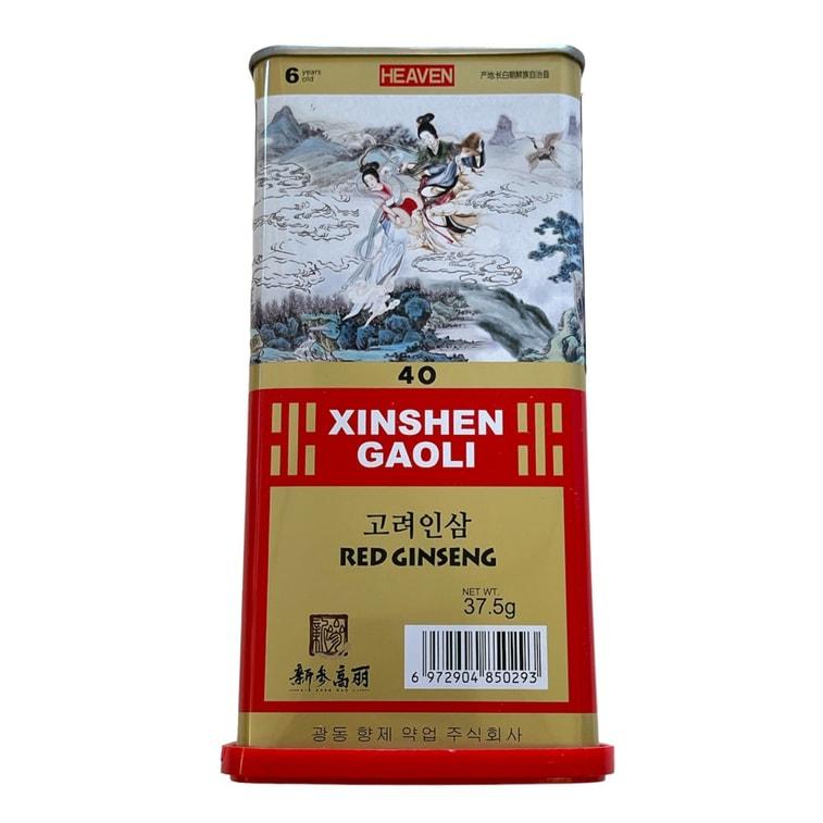 HMT 6 Years Red Ginseng Korean Ginseng Iron Gift Box 37.5g