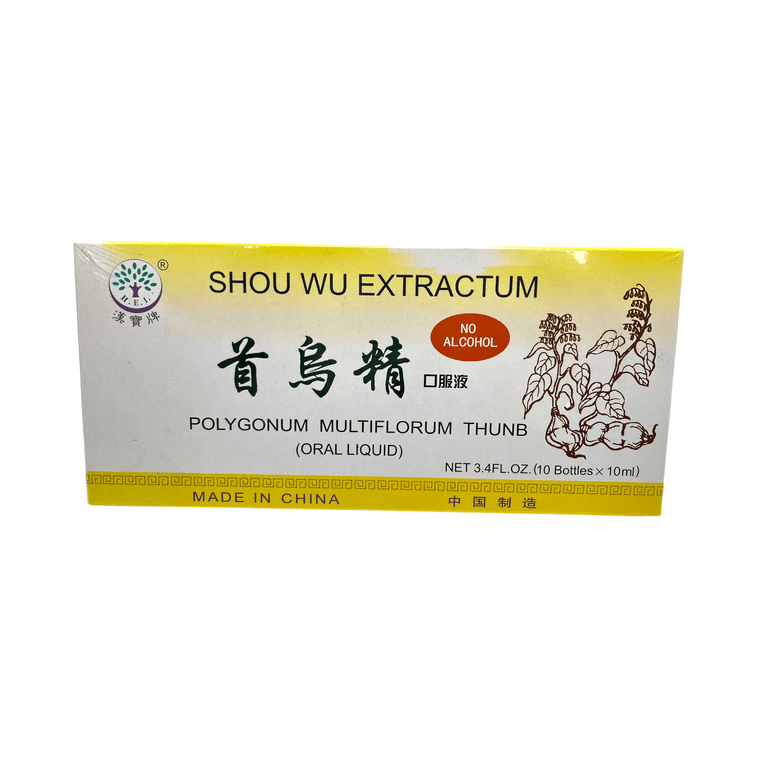 H.E.I Shou Wu Extractum Polygonum Multiflorum Thunb Oral Liquid 10x10ml Shou Wu Jing