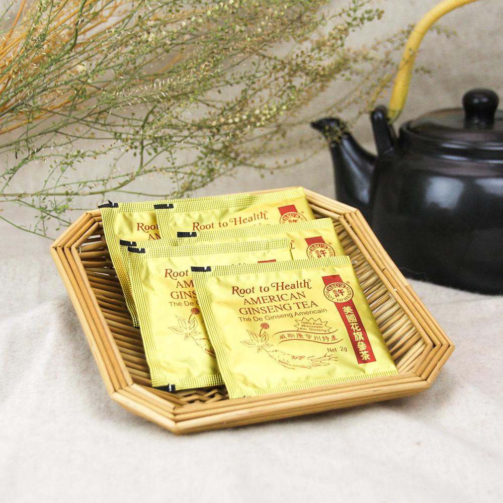 Hsu's Root to Health American Ginseng Tea 40 Tea Bags 80g