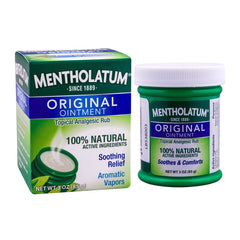 Mentholatum Original Ointment Topical Analgesic Rub Soothing Relief 85g