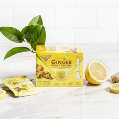 Prince of Peace Ginger Honey Crystals Lemon Flavor Ginger Tea 10*18g