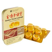 Golden Throat Lozenge Ginseng Sugar Free 12 pills
