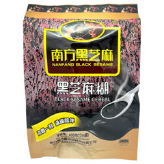 NFHZM Black Sesame Powder Cereal 600g(50g*12bags) Original