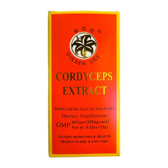 Golden Lily Cordyceps Extract 250mgx60 Caps Dong Chong Xia Cao Jiao Nang