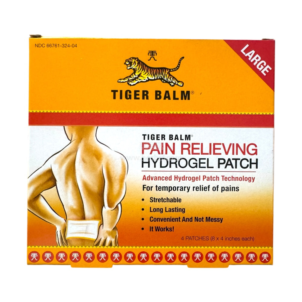 Tiger Balm Pain Relieving Large Patch 4 Patches 8