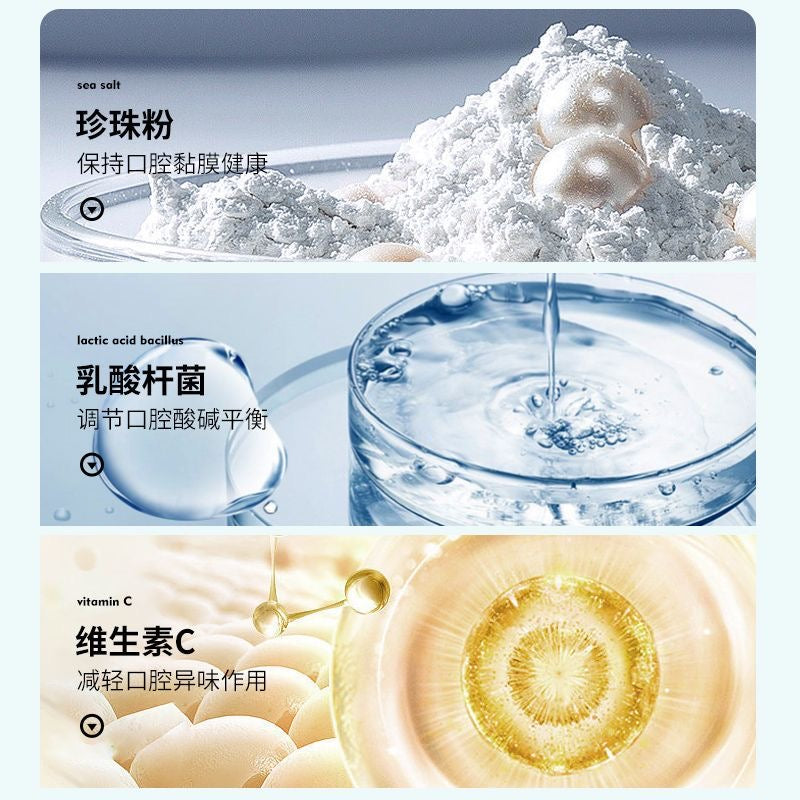 VSHELL Tooth Powder Whitening Nicotinamide Sea Salt Baking Soda for Stain 50g