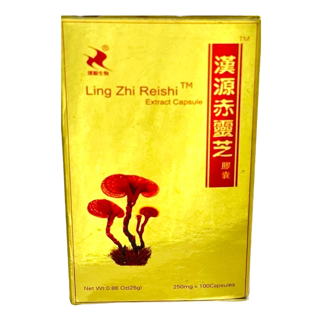 HMT Ling Zhi Reishi Extract Ganoderma Lucidum 100 Capsules for Immunity