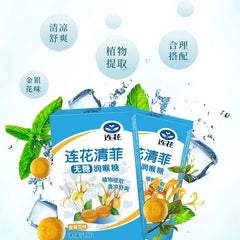 Yiling Lianhua Qingfei Sugar-free Throat Lozenges 12*2g 1 box