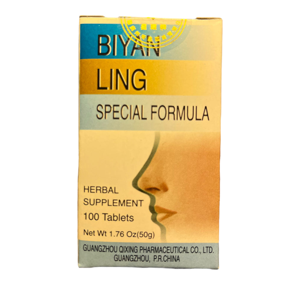 Star Ring Brand Biyan Ling Special Formula Herbal Supplement 100 Tablets