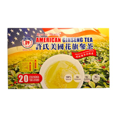 Hsu's Root to Health American Ginseng Tea 60 Tea Bags 120g （20*3）