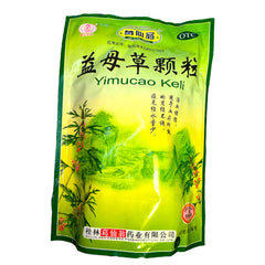 Ge Xian Weng Yimucao Keli 15g*15bags Motherwort Granules for Regulates Menstruation