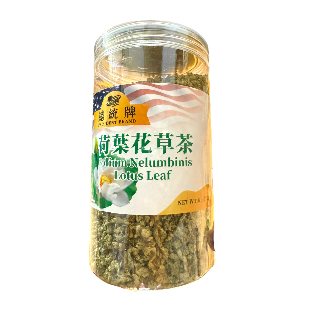 總統牌 荷葉花草茶 227克 清熱解暑 昇髮清陽 涼血止血 暑熱煩渴 暑溼洩瀉 脾虛洩瀉 眩暈