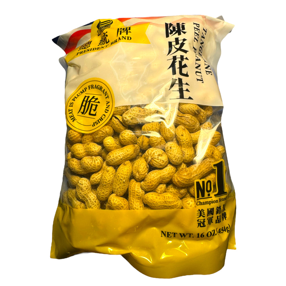 President Brand Tangerine Peel Peanuts 454g Chen Pi Hua Sheng