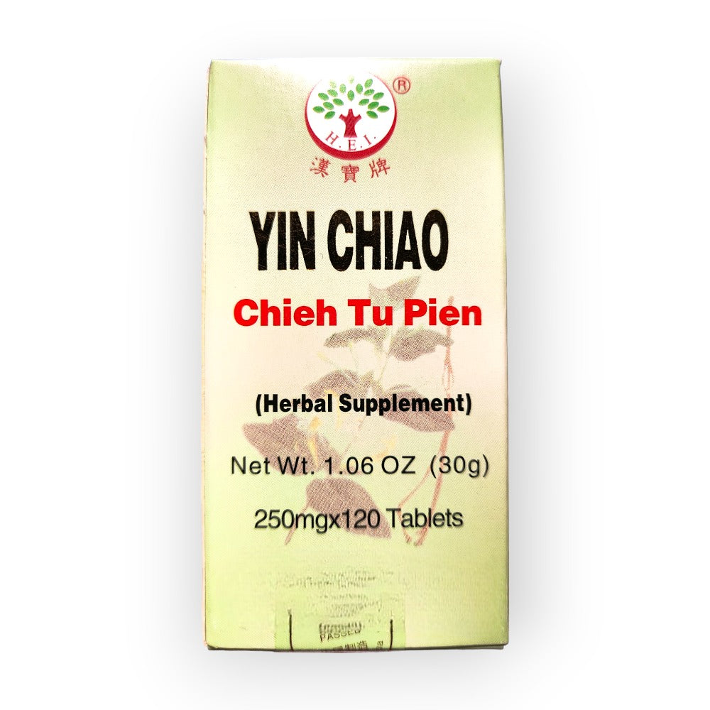 HEI Yin Chiao Chieh Tu Pien 120 Tablets Yin Qiao Jie Du Pian