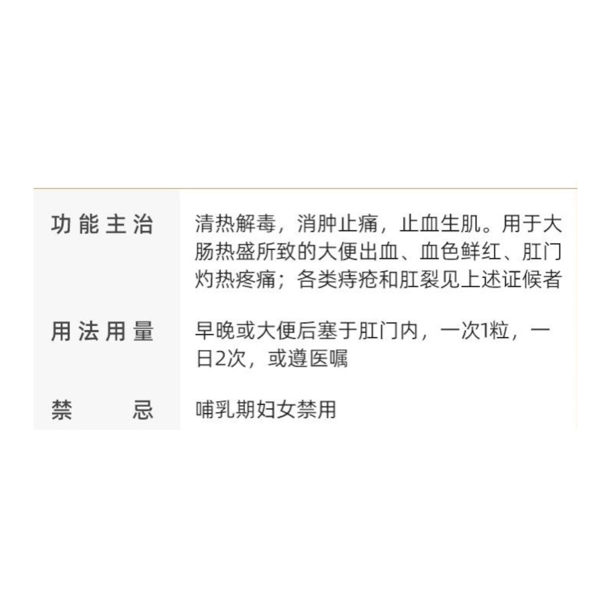 马应龙 麝香痔疮栓 18粒 肛裂便血 痔疮膏 消肿止痛 去肉球 脱肛 肛门瘙痒 肛裂疼痛 混合痔 3