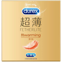 Durex Fetherlite Warming 3-pack