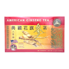 Triple Leaf Brand American Ginseng Tea Gift Box 50 Bags 100g