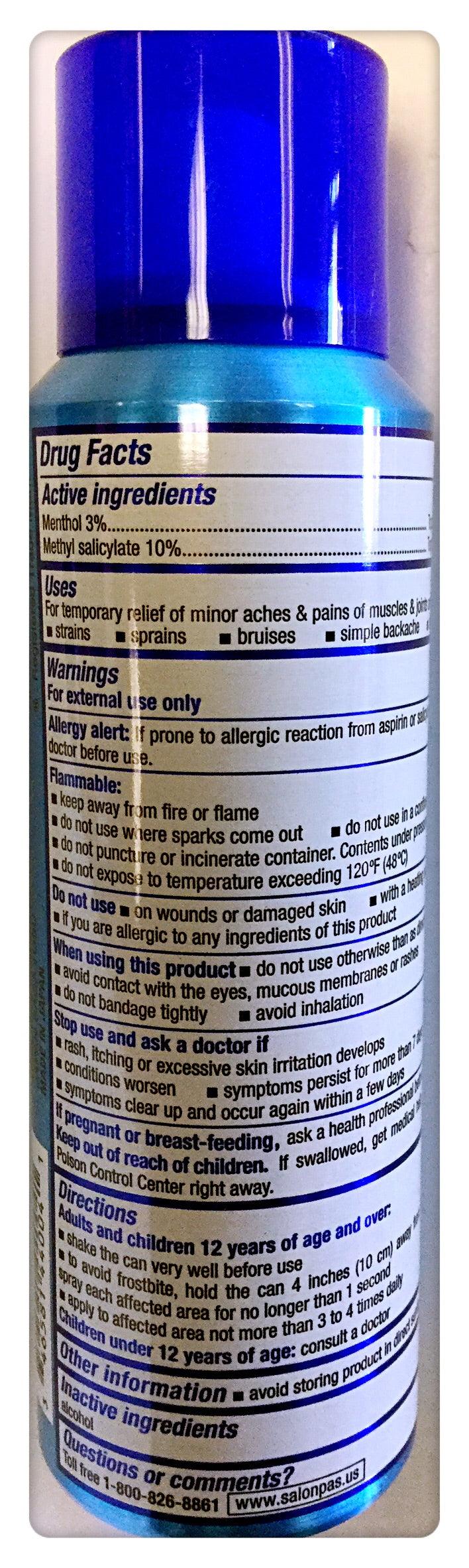 Salonpas Pain Relieving Jet Spray - Huimin Herb Online, LLC